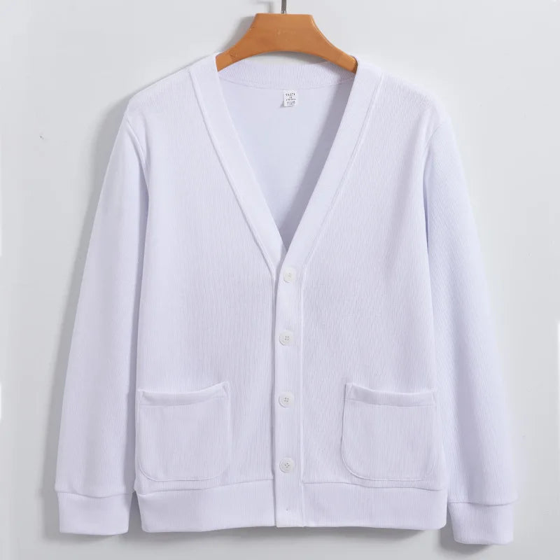 Cardigan Masculino de Lã com Bolsos Elite