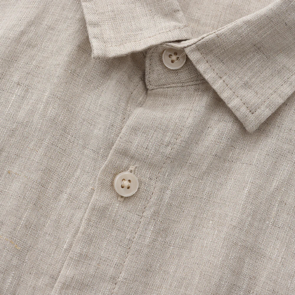 Camisa de linho Manga Curta Elite