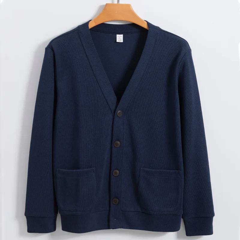 Cardigan Masculino de Lã com Bolsos Elite