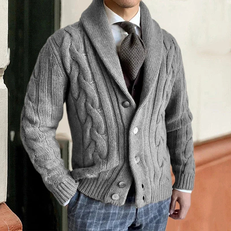 Cardigan de Malha Tricot de lã Elite