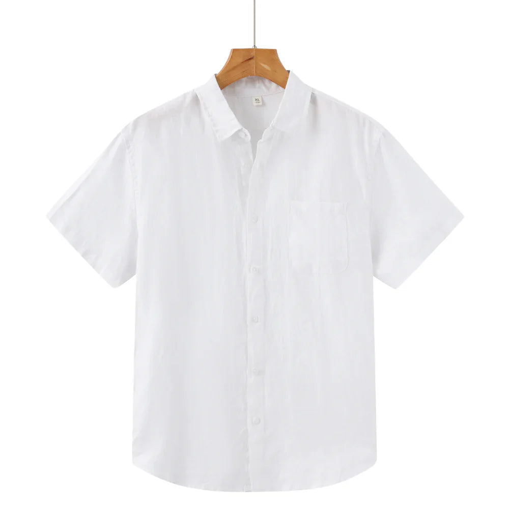Camisa de linho Manga Curta Elite