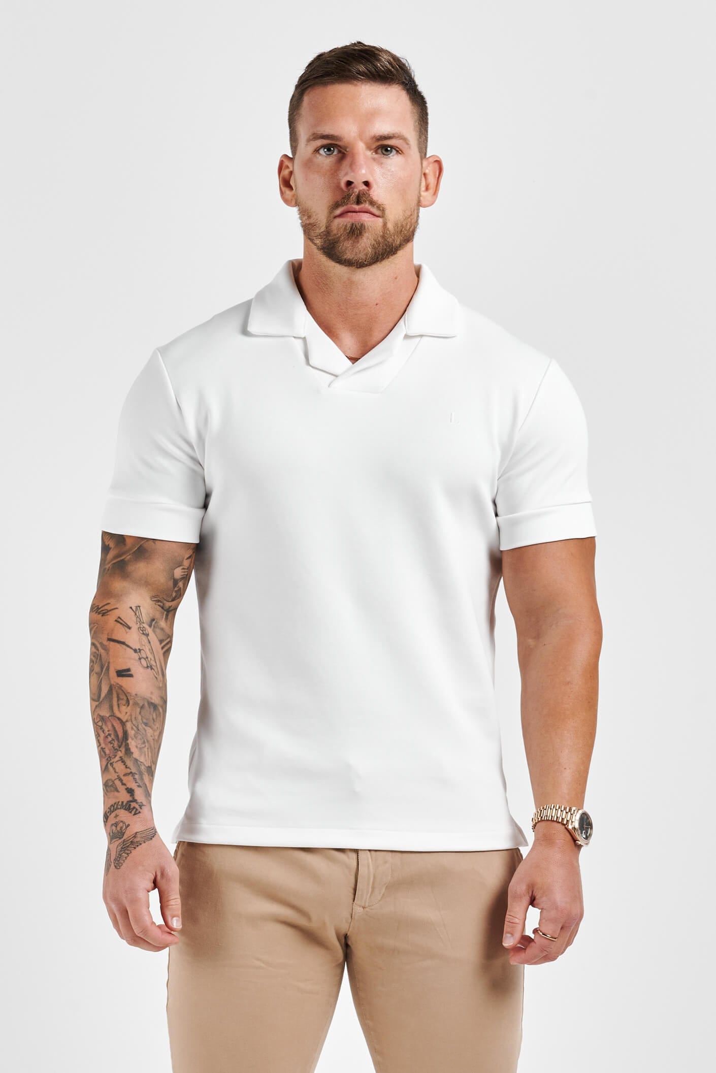 GOLA POLO CORE REVERE - BRANCA