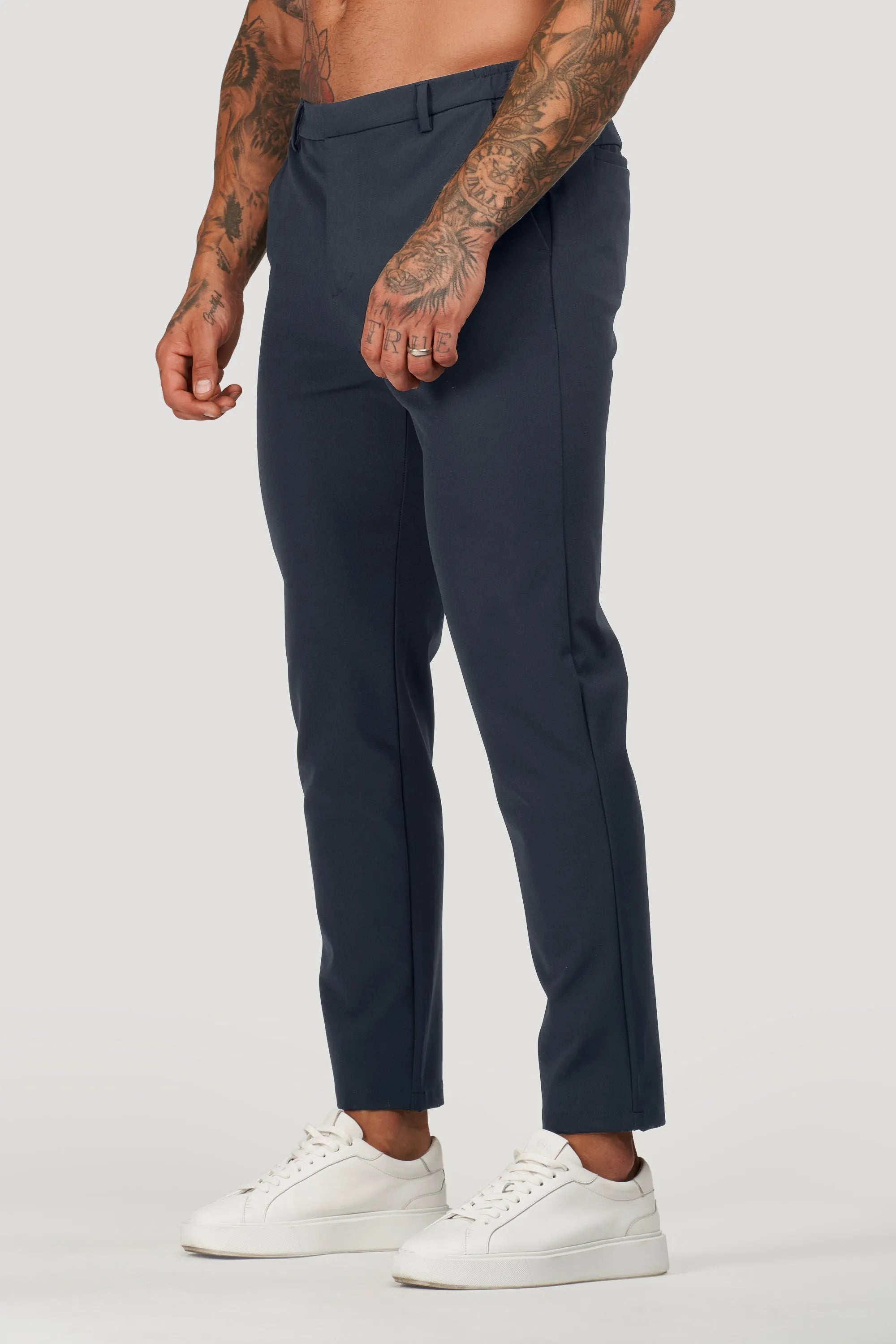 Calça Alfaiataria Masculina Tech Elite Azul Marinho