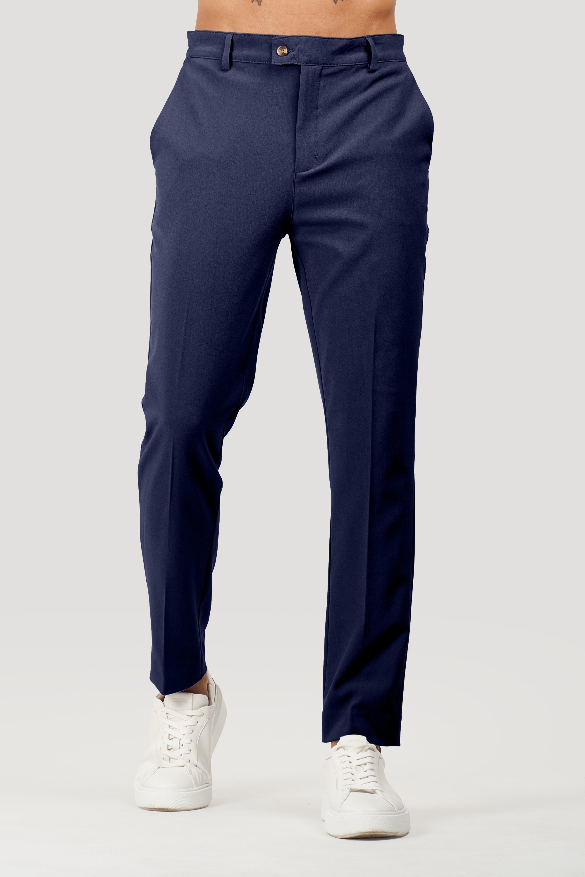 Calça Alfaiataria Masculina Milano Elite Azul Marinho