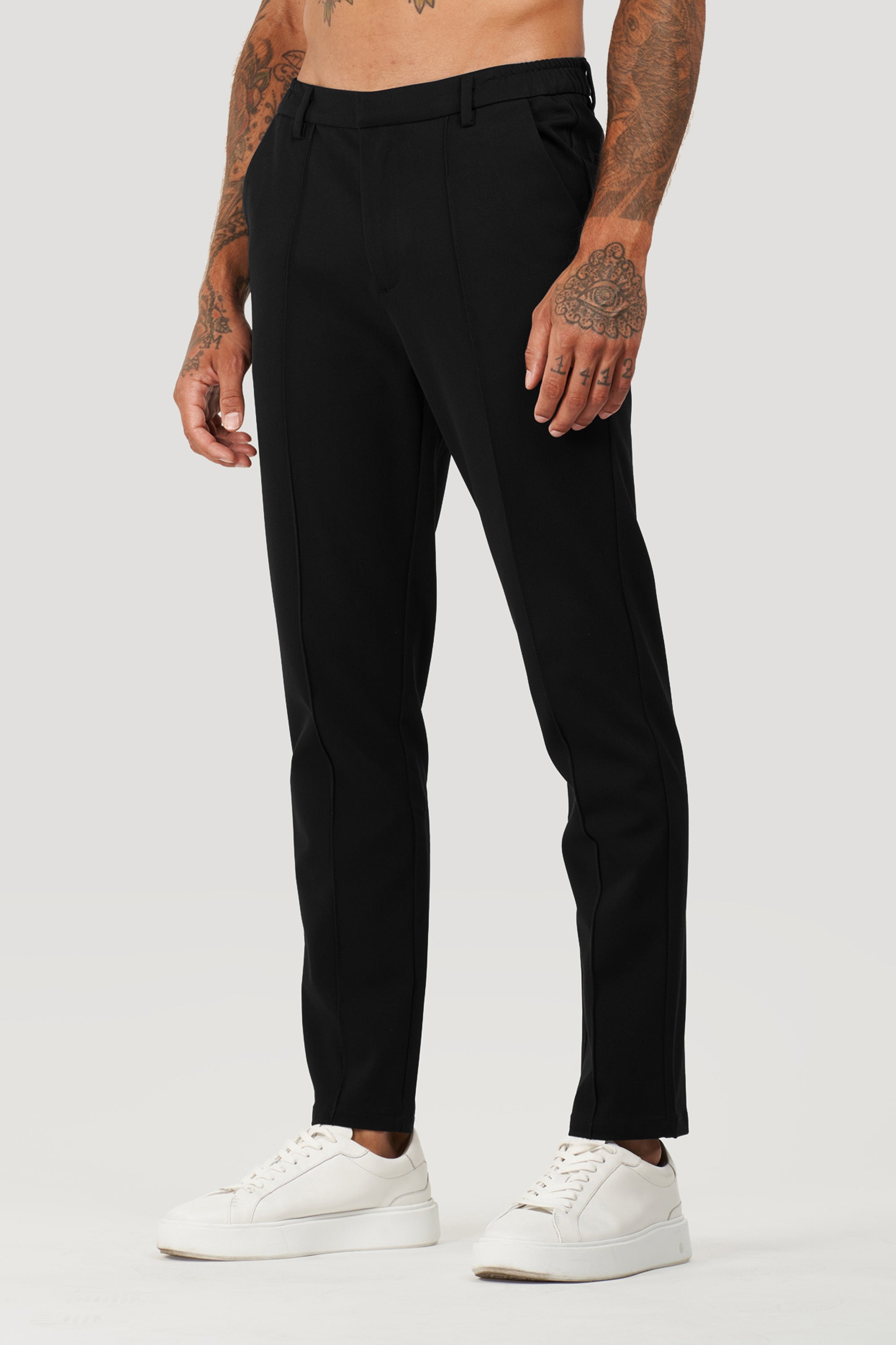 Calça Alfaiataria Masculina Capri Elite Preta