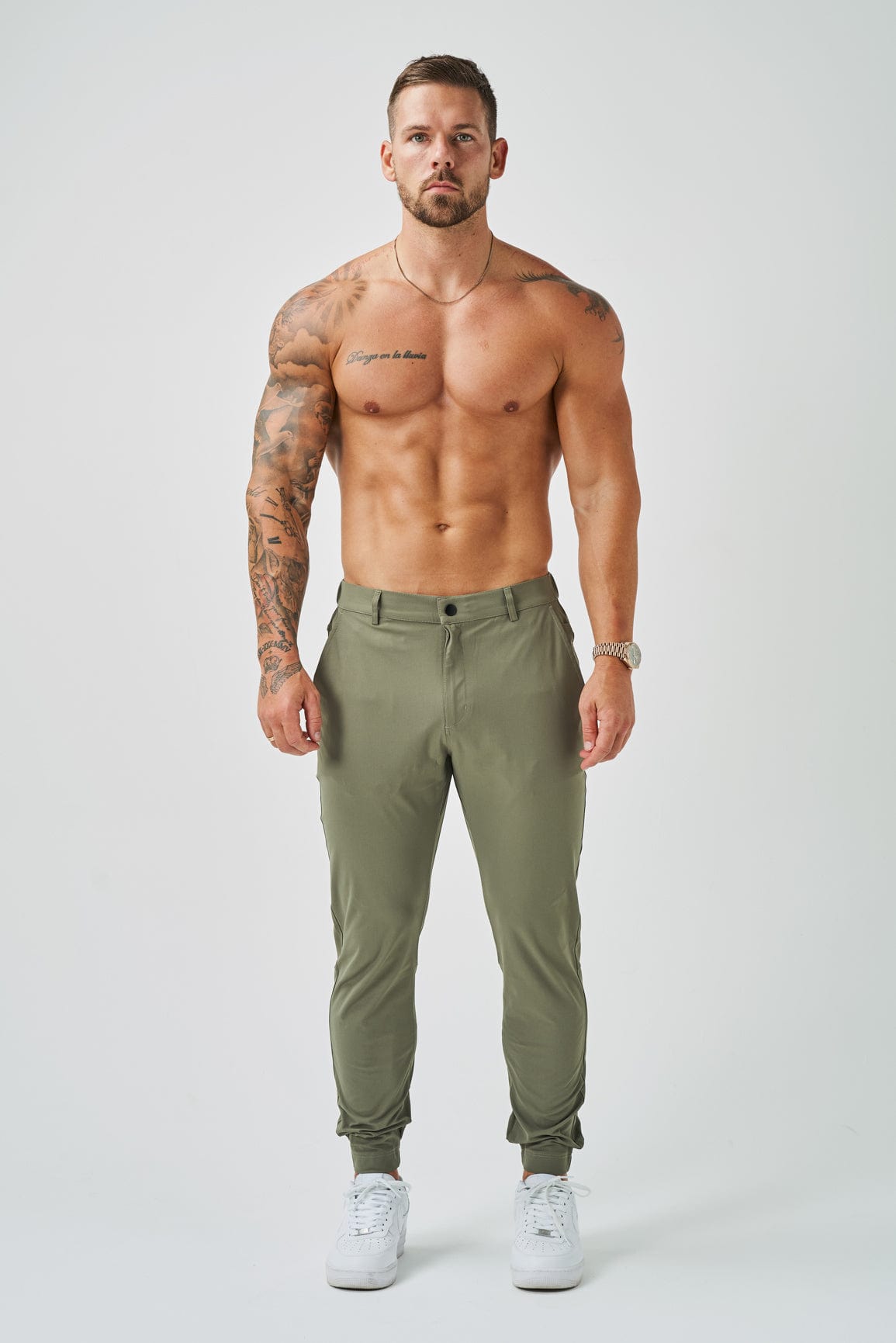 Calça Masculina Chino Abacate Elite