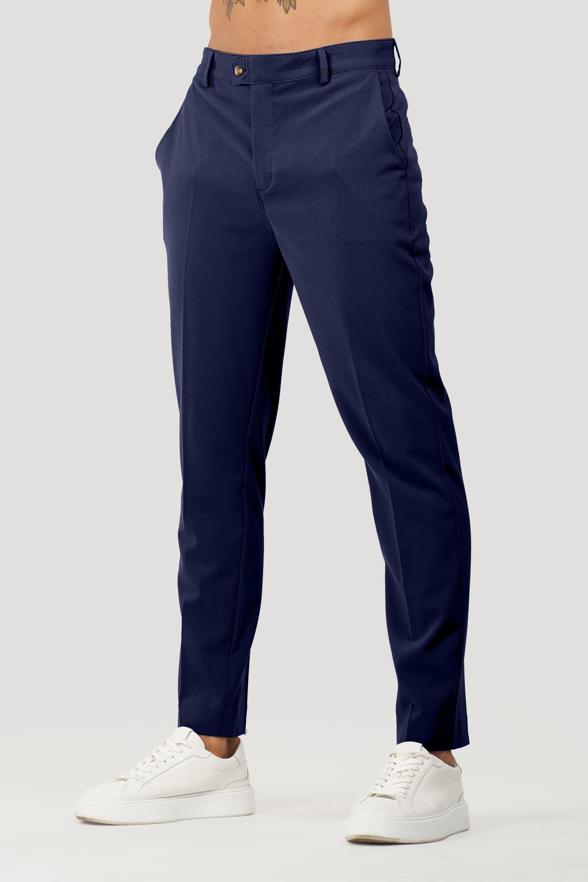 Calça Alfaiataria Masculina Milano Elite Azul Marinho