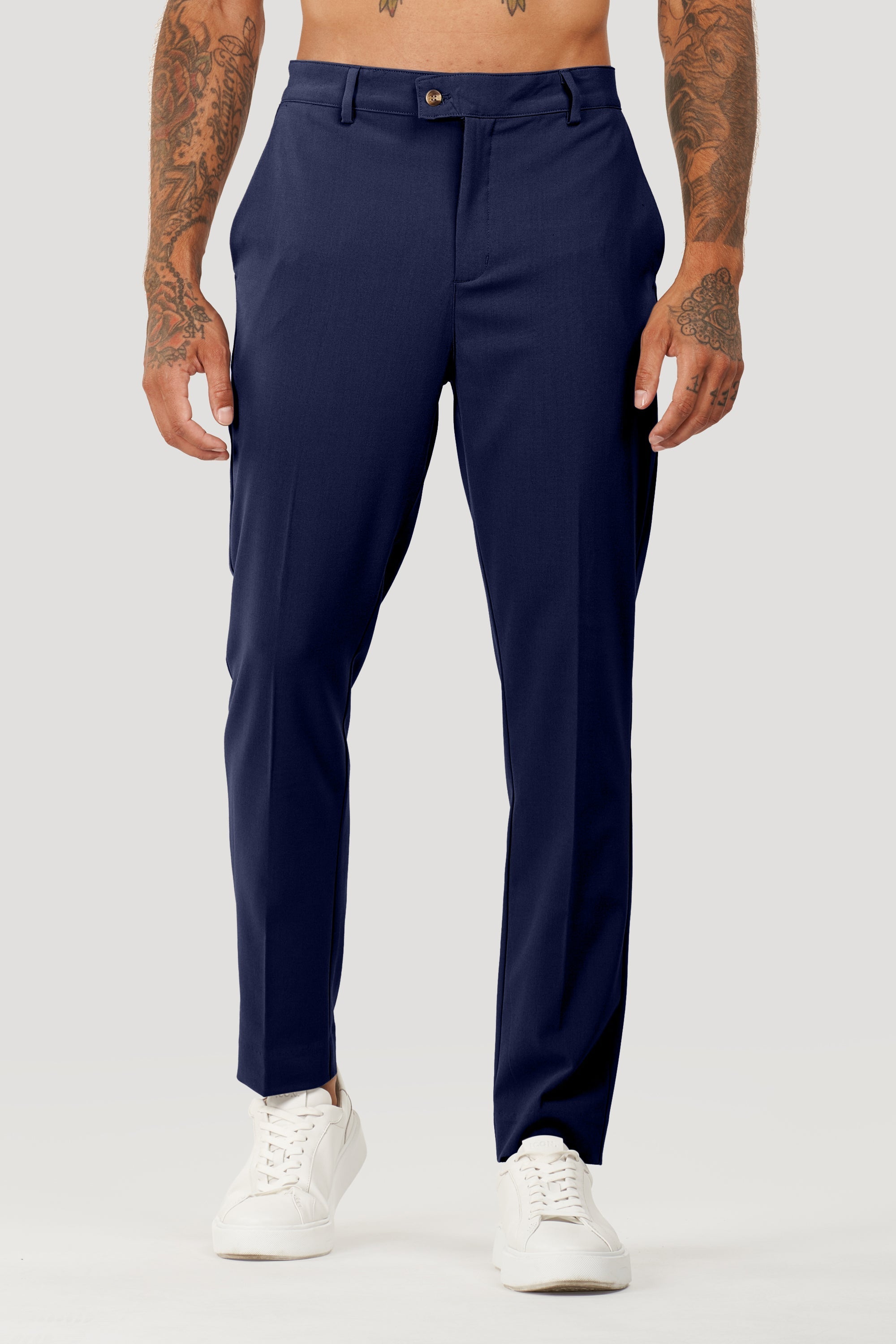 Calça Alfaiataria Masculina Milano Elite Azul Marinho