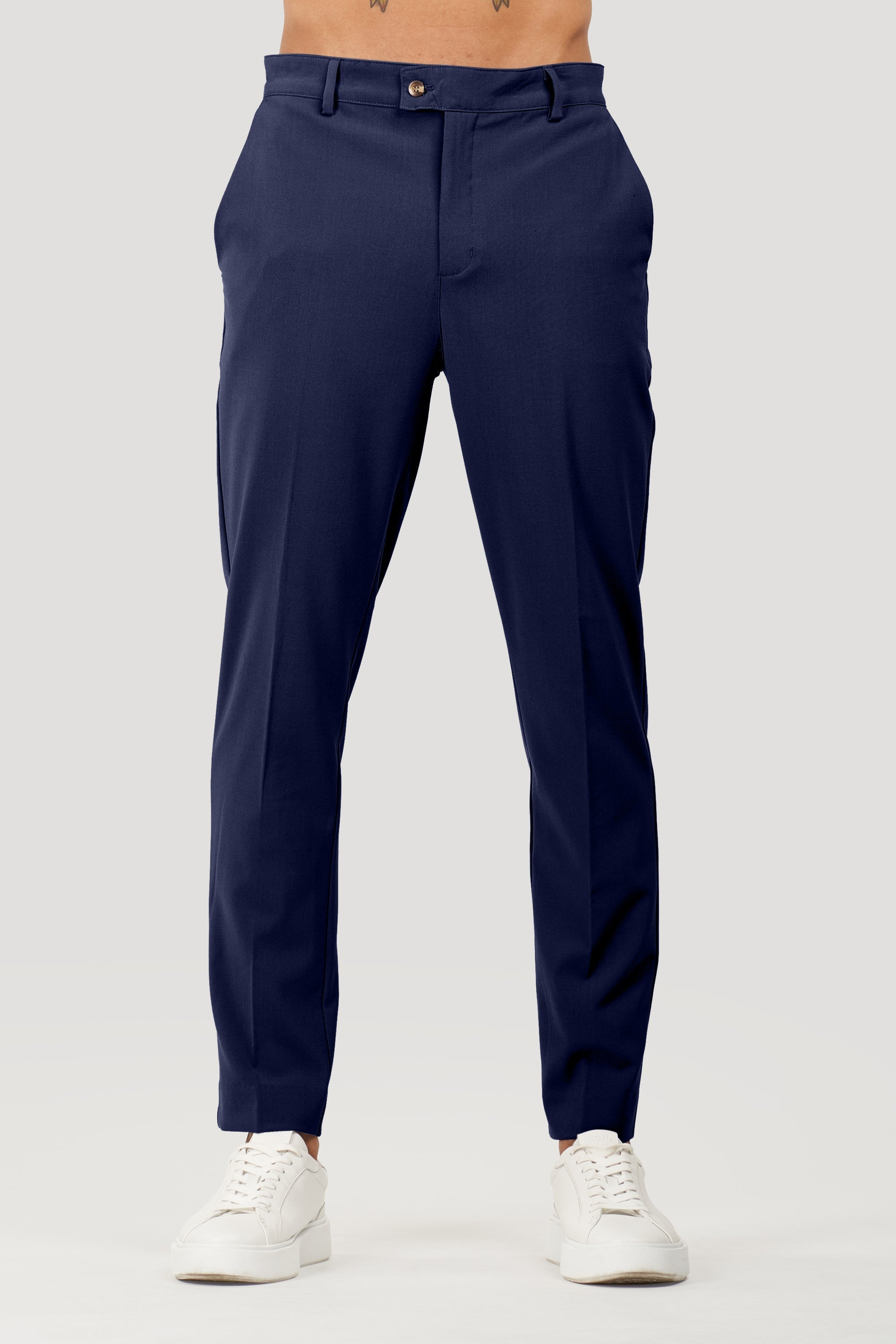 Calça Alfaiataria Masculina Milano Elite Azul Marinho