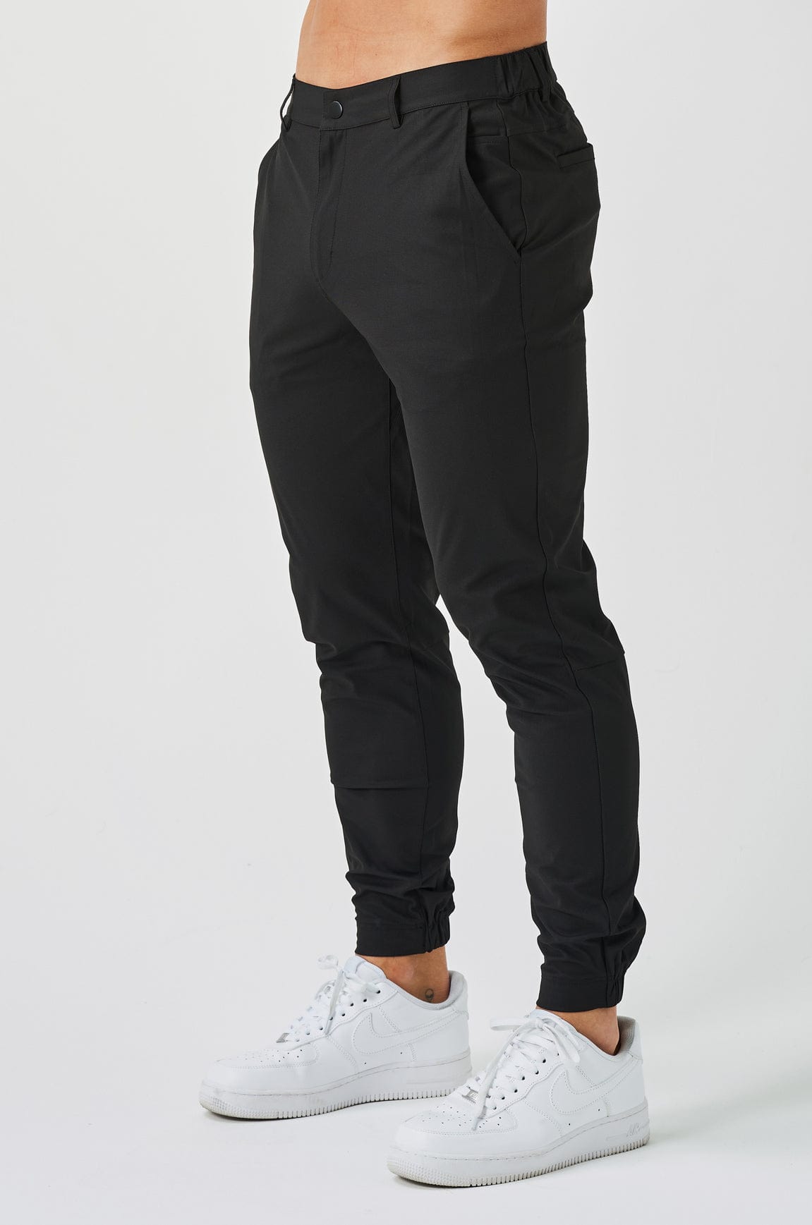 Calça Casual Masculina Alfaiataria Preta