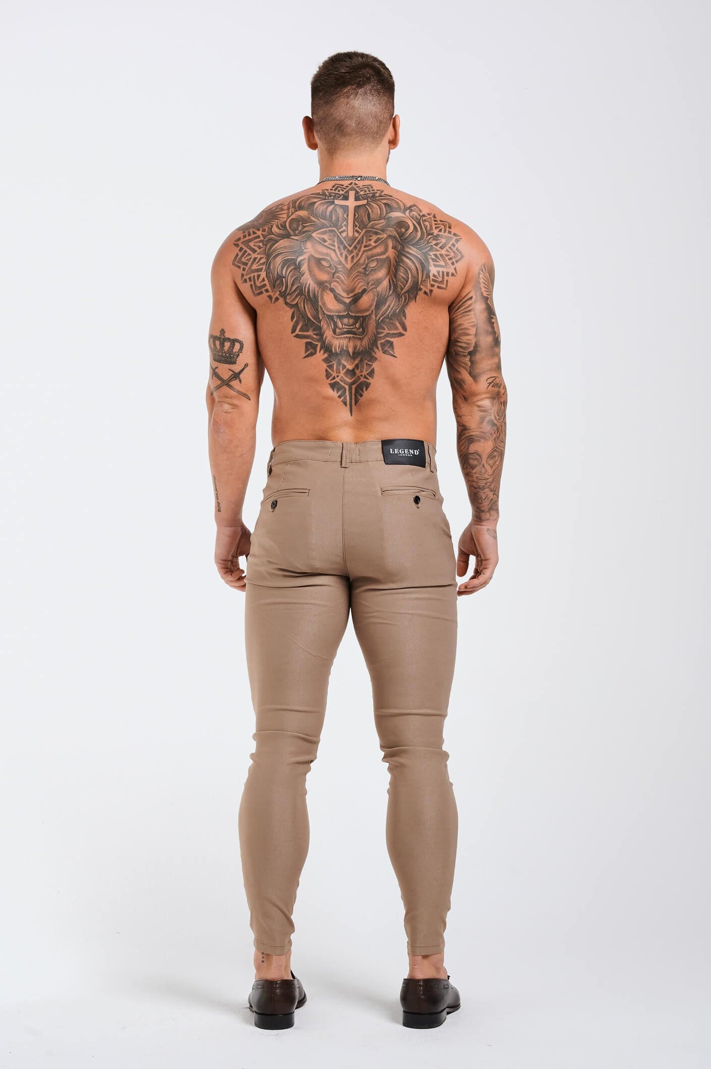 Calça Masculina Chino Caqui Elite