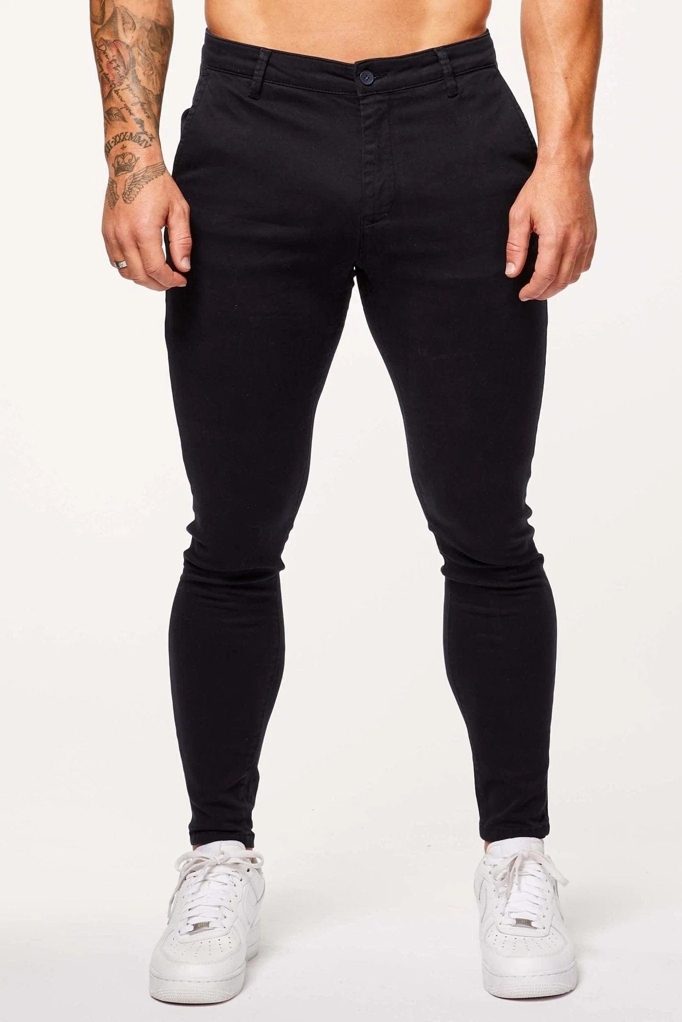 Calça Masculina Chino Skinny Preto Elite