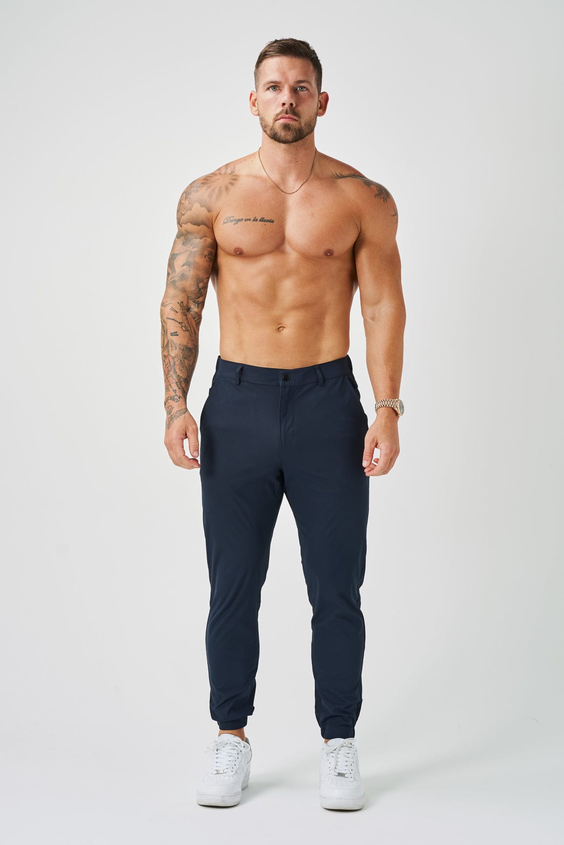 Calça Masculina Jogger Elite para o Dia a Dia Azul Marinho