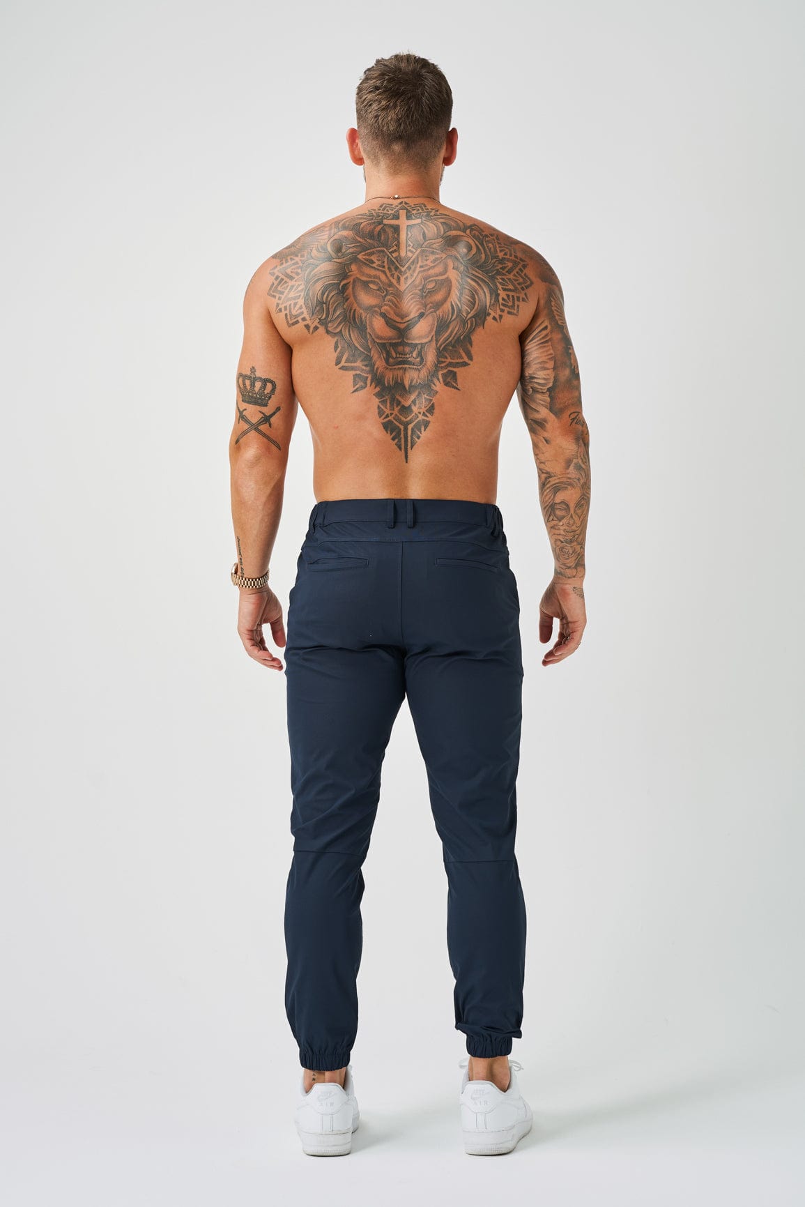 Calça Masculina Jogger Elite para o Dia a Dia Azul Marinho