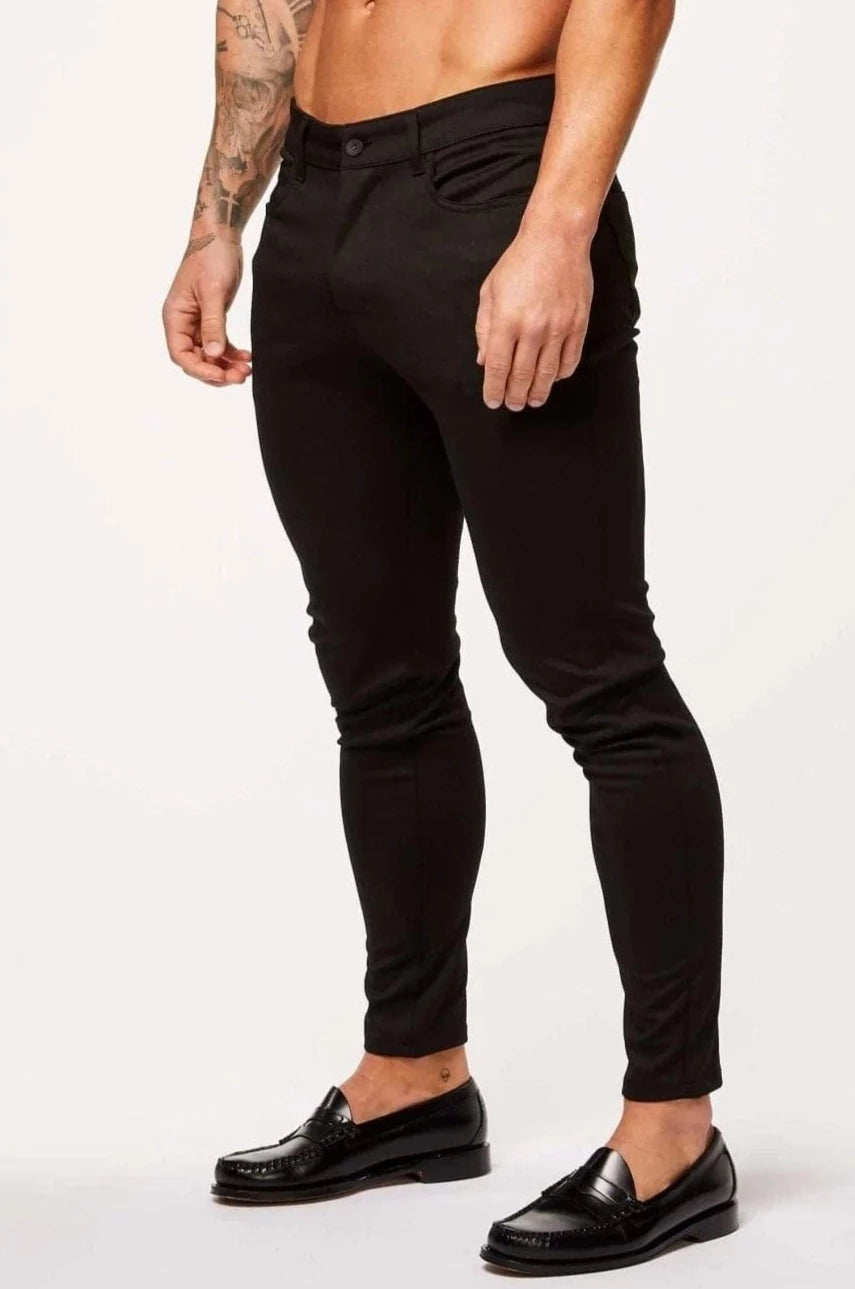 Calça Masculina Skinny Preta Elite