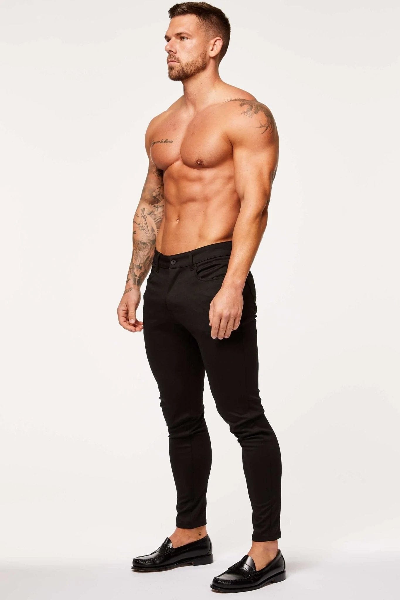 Calça Masculina Skinny Preta Elite