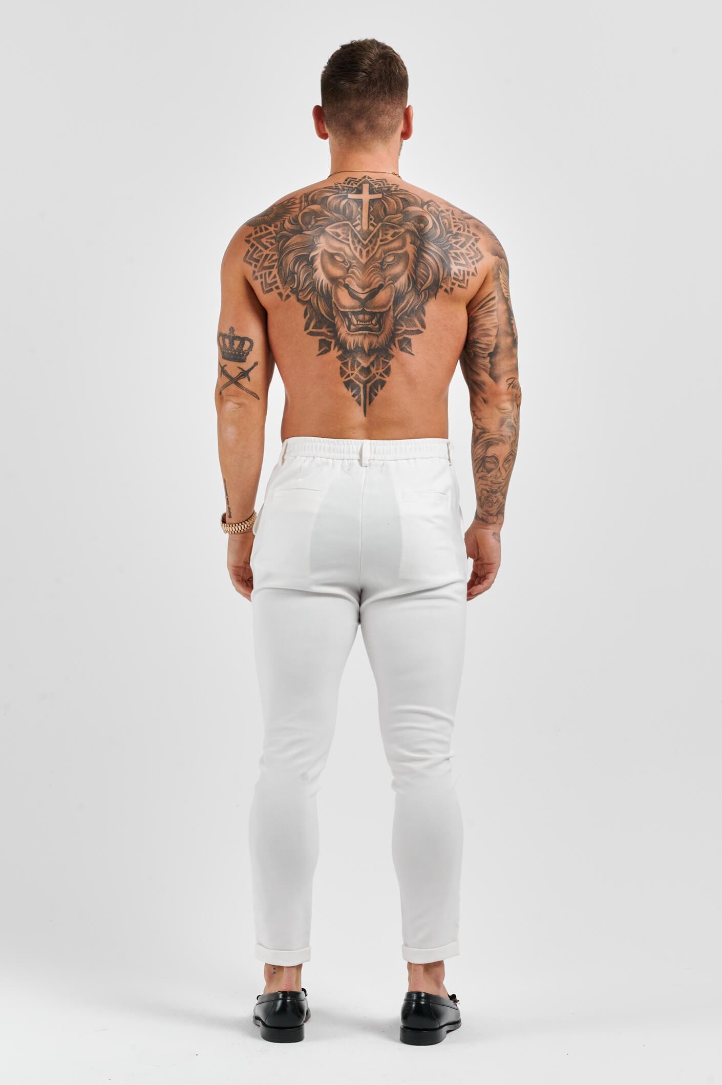 Calça Masculina Slim Fit Elite Branca