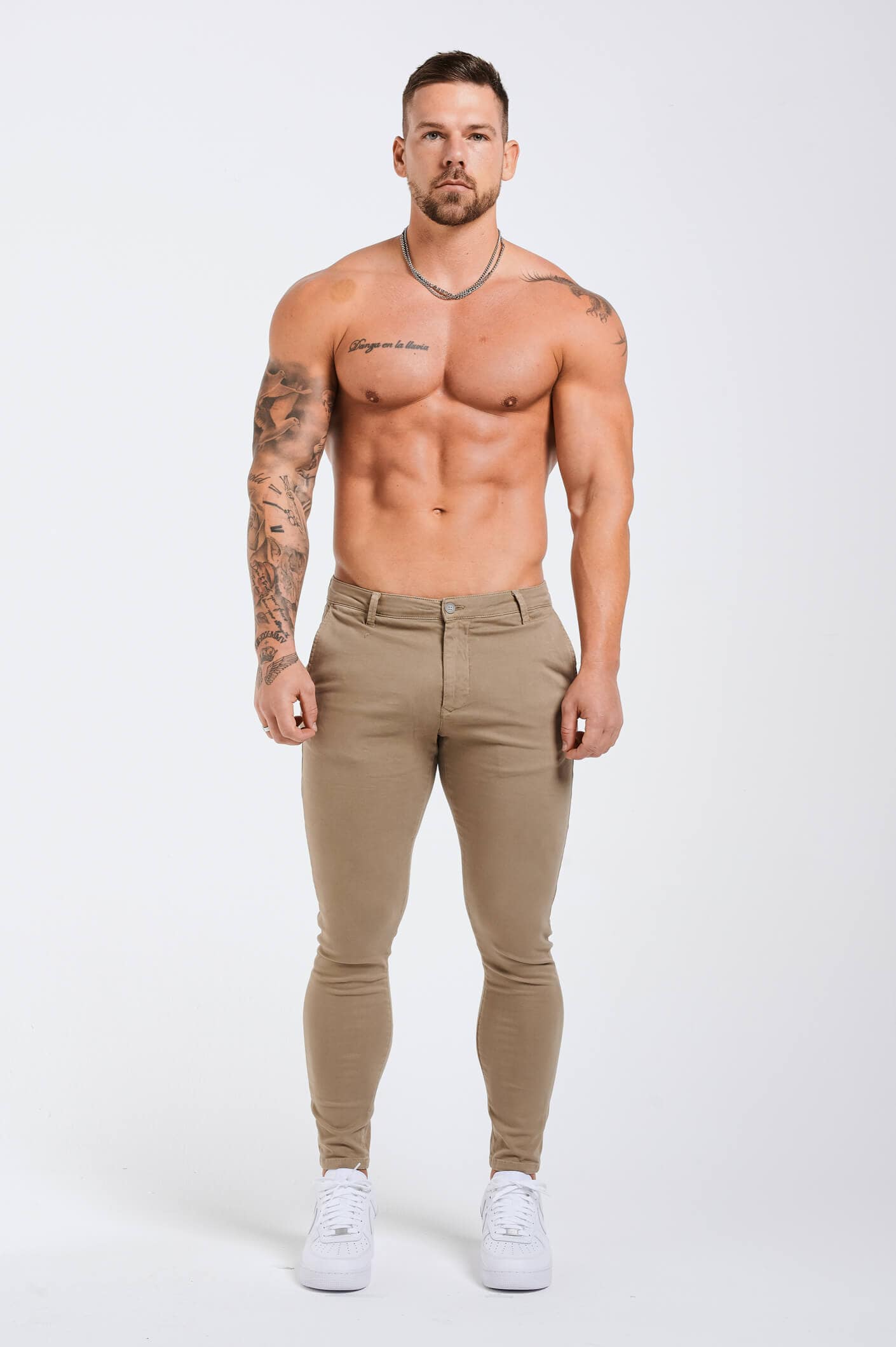 Calça Masculina Skinny Elite Caqui