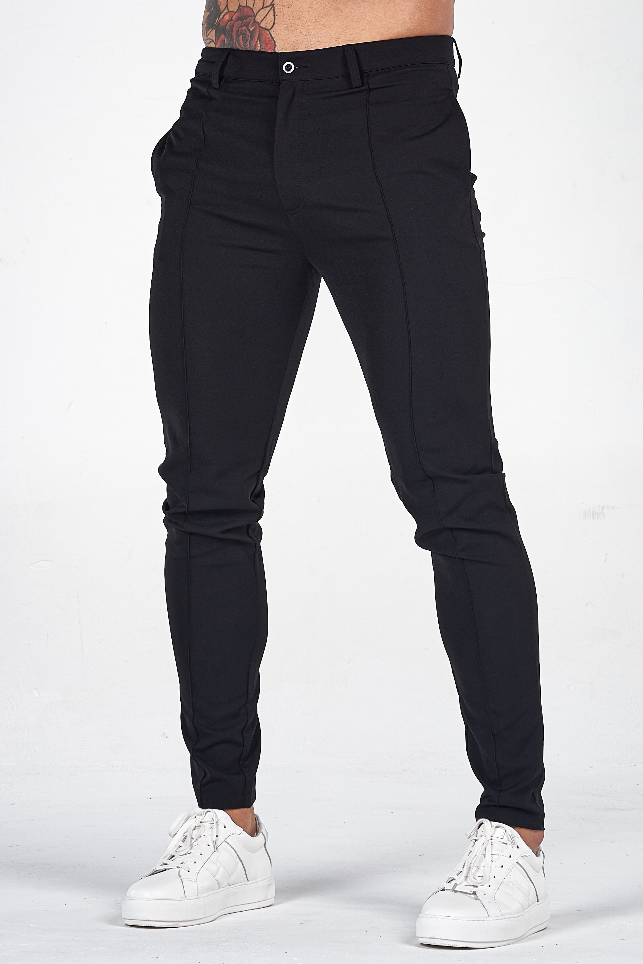 Calça Alfaiataria Masculina Elite Messina Preta