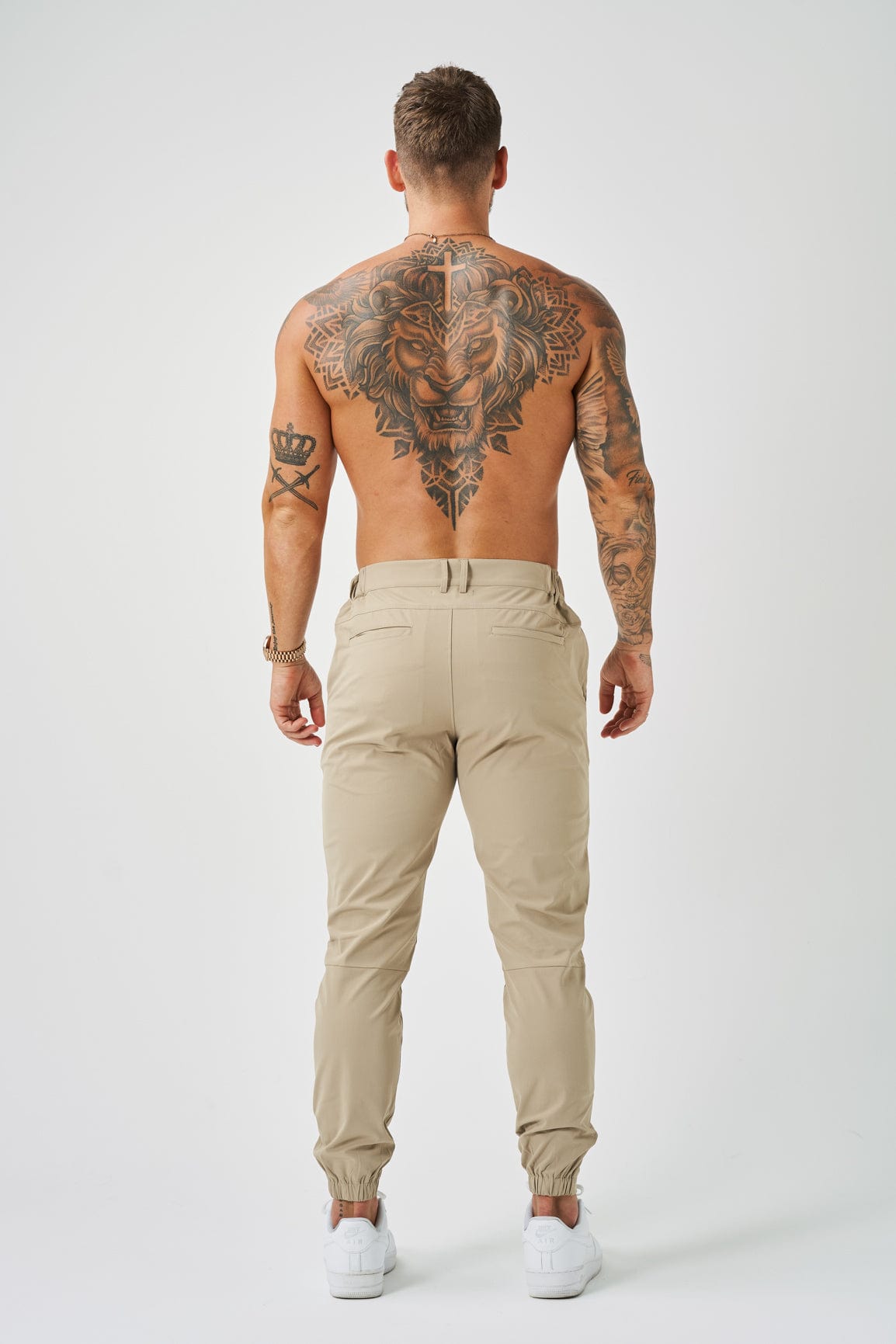 Calça Masculina Jogger Elite Bege