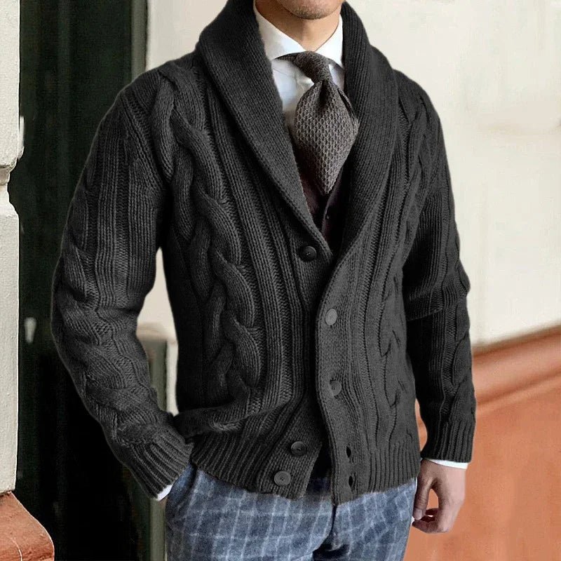 Cardigan de Malha Tricot de lã Elite
