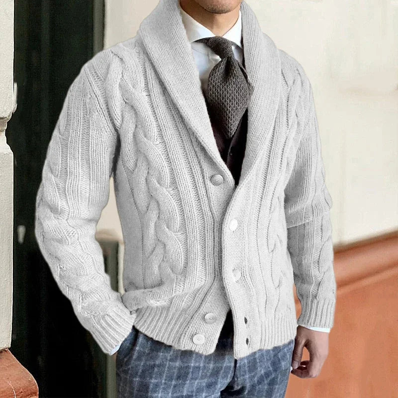 Cardigan de Malha Tricot de lã Elite