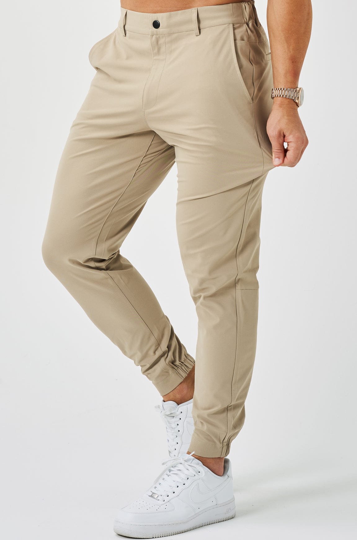 Calça Masculina Jogger Elite Bege