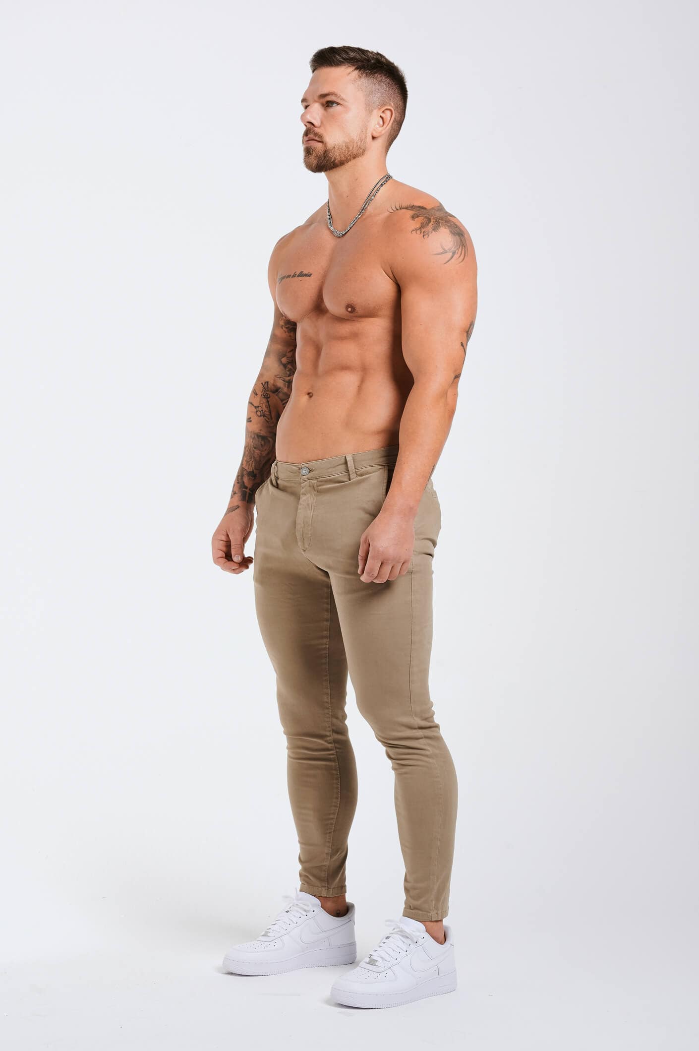 Calça Masculina Skinny Elite Caqui