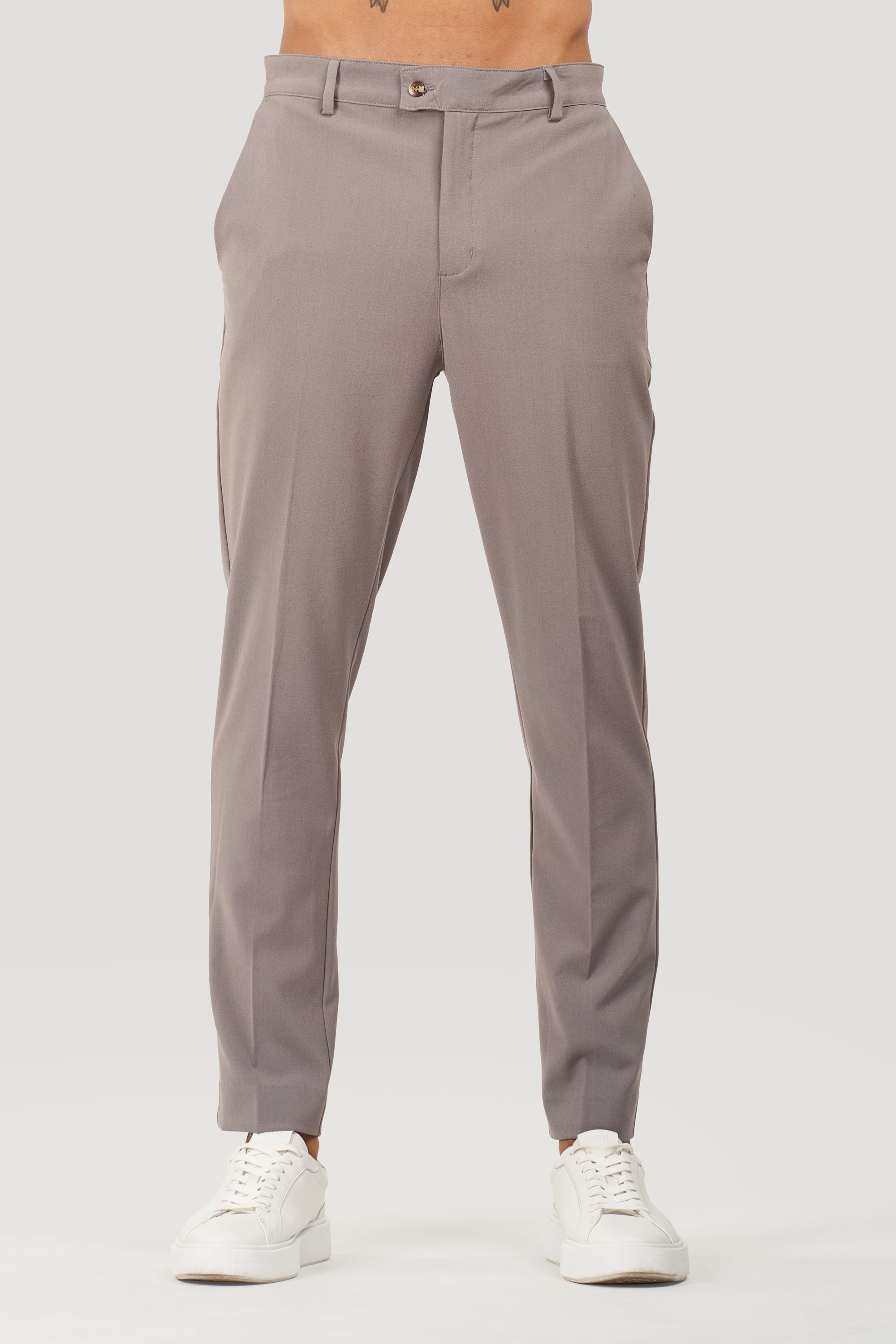 Calça Alfaiataria Masculina Milano Elite Cinza