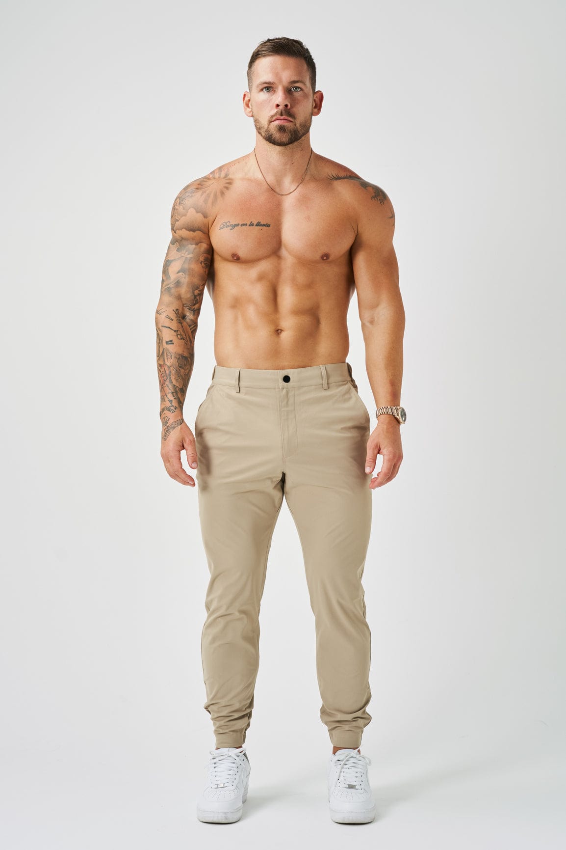 Calça Masculina Jogger Elite Bege