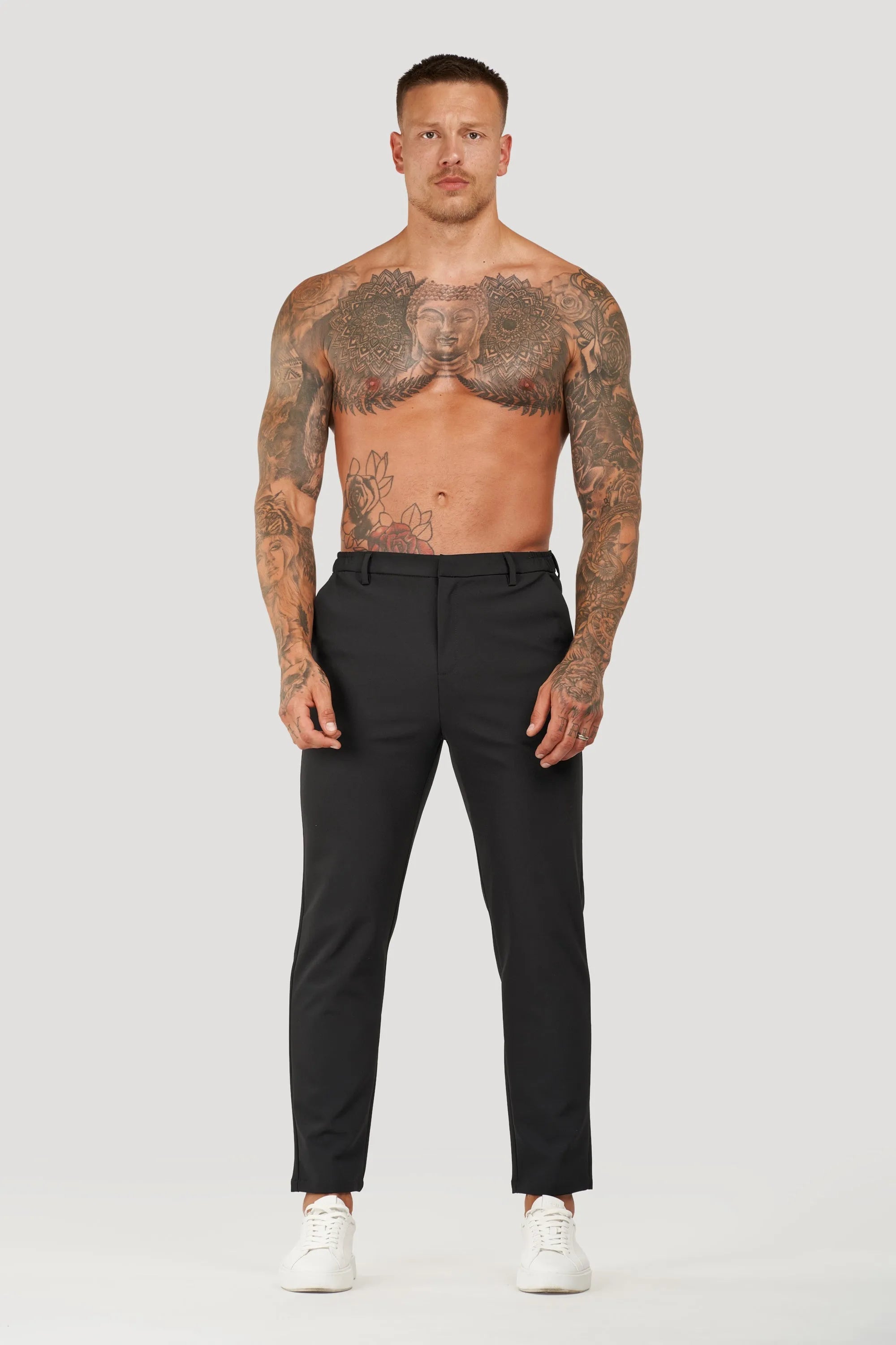 Calça Alfaiataria Masculina Tech  Elite Preta