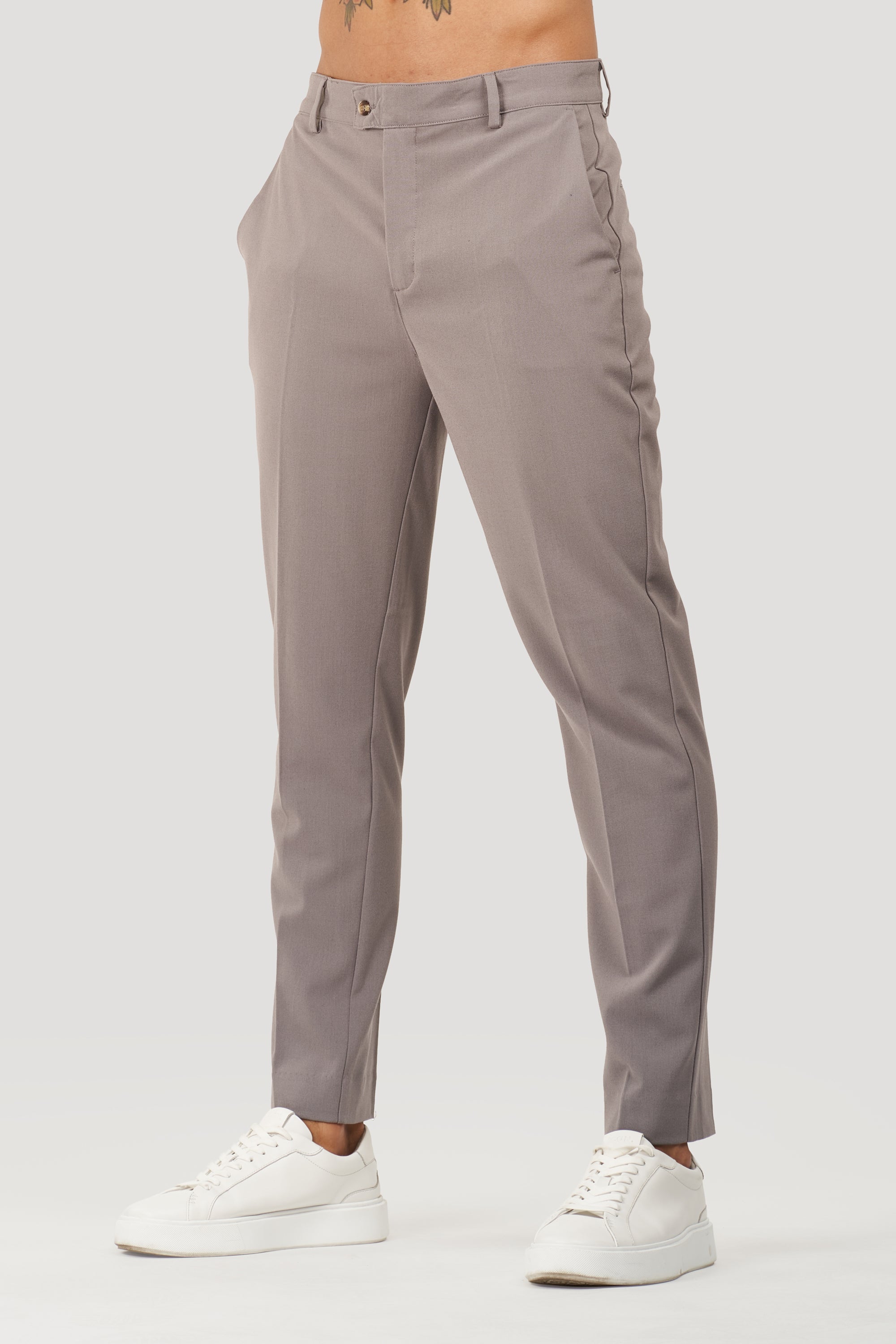 Calça Alfaiataria Masculina Milano Elite Cinza